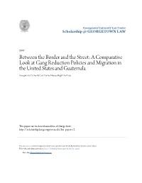 Between the Border and the Street: a Comparative Look at Gang