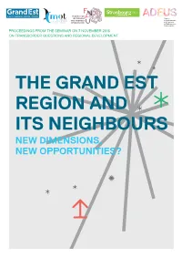 Is the River Network in the Grand Est and Neighbouring Regions a Source of Economic Potential to Be Developed?