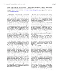 Melt Inclusions in Chassignites: a Connection Between Martian Meteorites and in Situ Evolved Rocks at Gale Crater