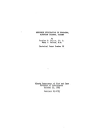 Resource Utilization in Unalaska, Aleutian Islands, Alaska