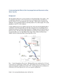 Understanding the Effect of the Conowingo Dam and Reservoir on Bay Water Quality