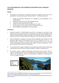 Use and Development in the Southland Coastal Marine Area: Discussion Document