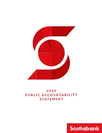 2020 Public Accountability Statement