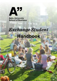 Aalto University School of Business Exchange Student Handbook