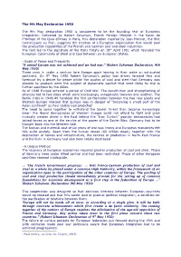 Declaration of 9Th May 1950