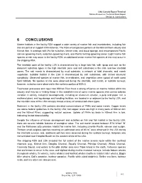 LNG Canada Export Terminal Marine Resources Technical Data Report Section 6: Conclusions
