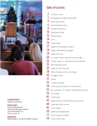 Table of Contents
