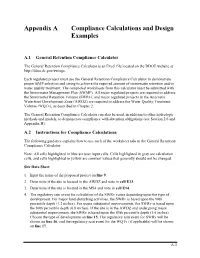 Appendix a Compliance Calculations and Design Examples