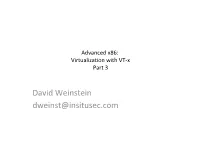 David Weinstein Dweinst@Insitusec.Com 2