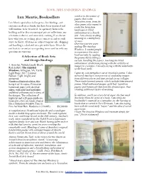 May Artist and Binding