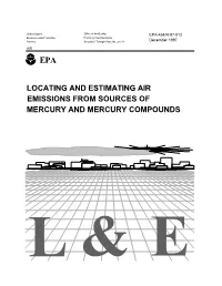 Mercury and Mercury Compounds