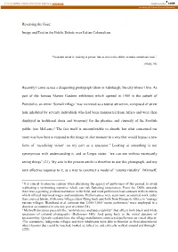 Reversing the Gaze: Image and Text in the Public Debate Over Italian