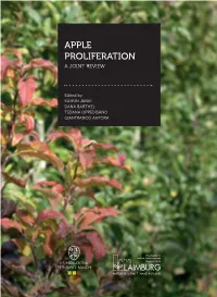 Apple Proliferation. a Joint Review
