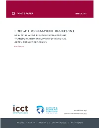 Freight Assessment Blueprint Practical Guide for Evaluating Freight Transportation in Support of National Green Freight Programs