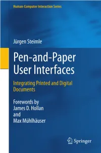 Survey of Pen-And-Paper Computing