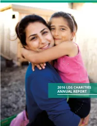 2016 Lds Charities Annual Report