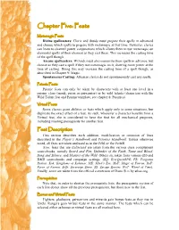 Chapter Five: Feats