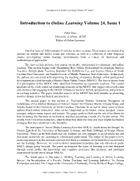 Introduction to Online Learning Volume 24, Issue 1