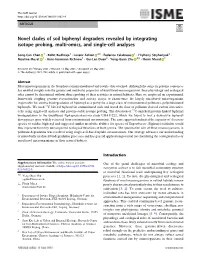 Novel Clades of Soil Biphenyl Degraders Revealed by Integrating Isotope Probing, Multi-Omics, and Single-Cell Analyses
