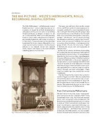 Welte's Instruments, Rolls