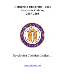 2007-08 Course Catalog