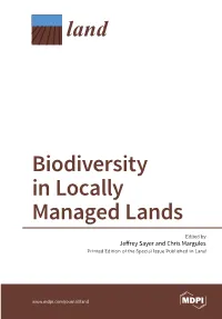 Biodiversity in Locally Managed Lands