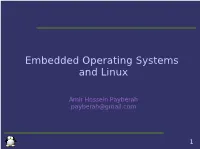 Embedded Operating Systems and Linux