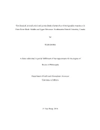 Geochemical, Petrophysical and Geomechanical Properties Of