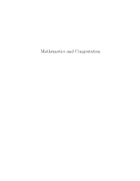 Mathematics and Computation