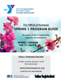 Spring 1 Program Guide