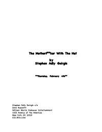 The Motherf**Ker with the Hat by Stephen Adly Guirgis