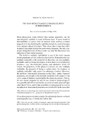 The Non-Reductionist's Troubles with Supervenience
