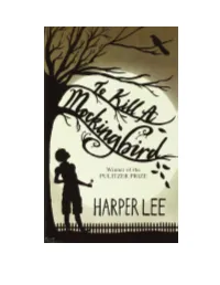 To Kill a Mockingbird-Chapter 1.Pdf