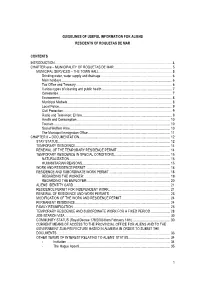 1 Guidelines of Useful Information for Aliens