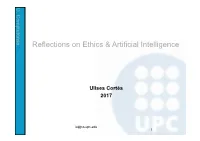 Reflections on Ethics & Artificial Intelligence
