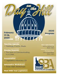 February 17-18, 2020 2020 Program
