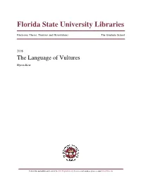 The Language of Vultures Byron Kerr