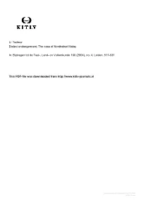 U. Tadmor Dialect Endangerment; the Case of Nonthaburi Malay In