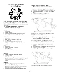 2018 Edition Mark on the Map Below and Compare to 15C