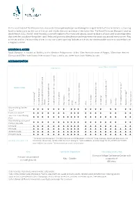 Location & Access Accommodation