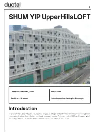 Project Description SHUM YIP Upperhills LOFT