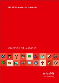 Recreation Kit Guidance