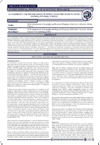 Atubi Augustus Orowhigo* ABSTRACT KEYWORDS