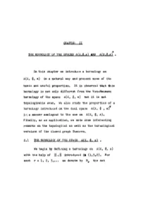 CHAPTER I I the Borndlogfy Off the SPACES ACX.I.S) and A