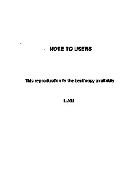 NOTE T B USERS