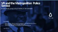 A Case Study Using Virtual Reality in Recruitment