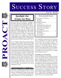 Aviano Air Base Planning Geomedia Aviano Air Base (AB), Under the Command of Pollution Prevention