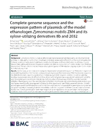 Complete Genome Sequence and the Expression Pattern of Plasmids Of