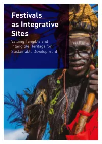 Festivals As Integrative Sites Valuing Tangible and Intangible Heritage for Sustainable Development