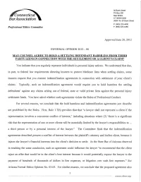 Informal Opinion 2012-06